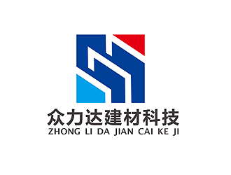 盛銘的江蘇眾力達建材科技有限公司logo設(shè)計