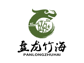 張俊的盤(pán)龍竹海logo設(shè)計(jì)