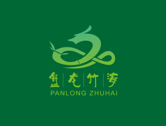 黃安悅的盤(pán)龍竹海logo設(shè)計(jì)