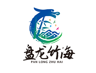 盛銘的盤(pán)龍竹海logo設(shè)計(jì)