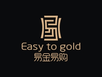 曾翼的易金易購logo設計