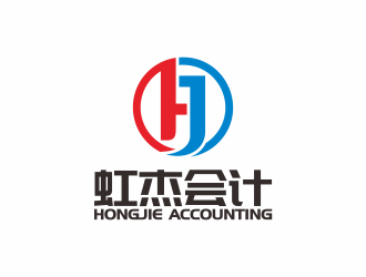 何嘉健的虹杰會(huì)計(jì)logo設(shè)計(jì)