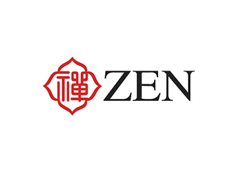 吳曉偉的禪ZEN中國文化logo設(shè)計logo設(shè)計