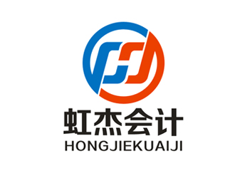 楊占斌的虹杰會(huì)計(jì)logo設(shè)計(jì)