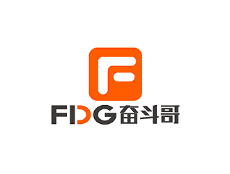 秦曉東的FDG奮斗哥logo設(shè)計