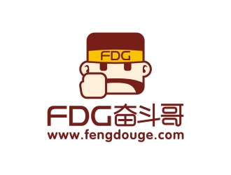 曾翼的FDG奮斗哥logo設(shè)計