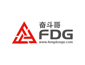 李賀的FDG奮斗哥logo設(shè)計