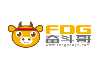 趙軍的FDG奮斗哥logo設(shè)計