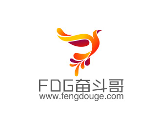 陳川的FDG奮斗哥logo設(shè)計