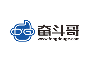 唐國強(qiáng)的FDG奮斗哥logo設(shè)計