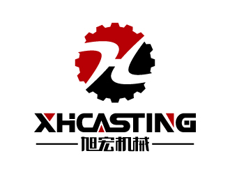 張俊的旭宏機械制造logo設計