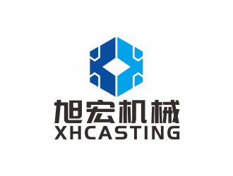 湯儒娟的旭宏機械制造logo設計