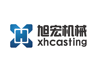 秦曉東的旭宏機械制造logo設計