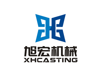 譚家強的旭宏機械制造logo設計