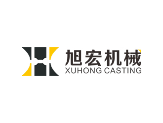 鄭錦尚的旭宏機械制造logo設計