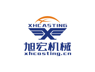 楊福的旭宏機械制造logo設計