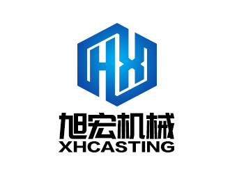 余亮亮的旭宏機械制造logo設計