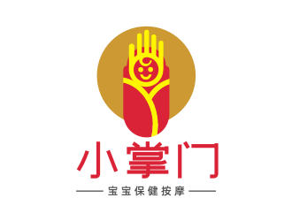 姜彥海的小掌門寶寶保健按摩logo設(shè)計(jì)