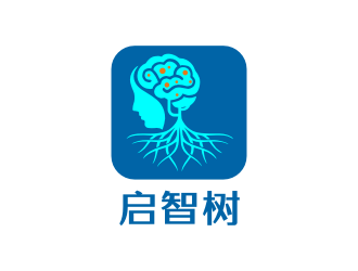 姜彥海的啟智樹logo設計