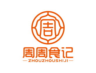 王濤的周周食記食品LOGOlogo設(shè)計(jì)