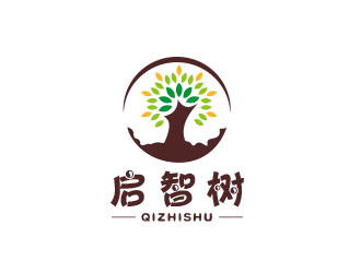 朱紅娟的啟智樹logo設計