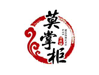 王濤的莫掌柜涼皮鋪標(biāo)志設(shè)計logo設(shè)計