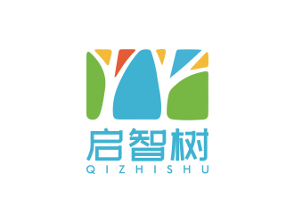 孫金澤的啟智樹logo設(shè)計