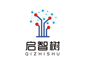 譚家強的啟智樹logo設(shè)計