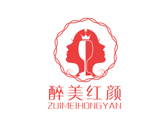 楊占斌的貴州醉美紅顏酒業(yè)有限公司logo設(shè)計(jì)