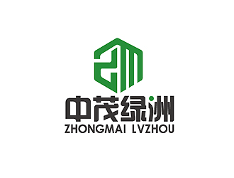 秦曉東的中茂綠洲logo設(shè)計