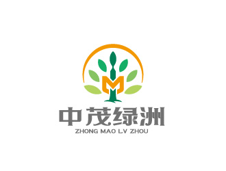 周金進(jìn)的中茂綠洲logo設(shè)計