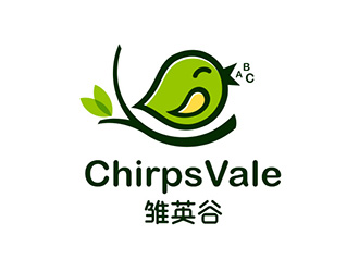 吳曉偉的雛英谷/ChirpsVale英語教育logo設(shè)計logo設(shè)計