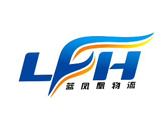 李杰的藍鳳凰物流logo設計