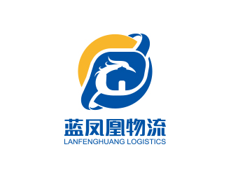 黃安悅的藍鳳凰物流logo設計