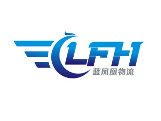 楊占斌的藍鳳凰物流logo設計