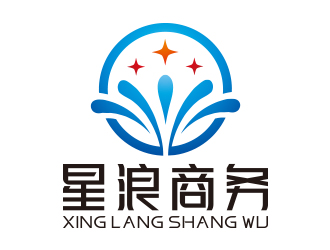 向正軍的廣西星浪商務(wù)服務(wù)有限公司logo設(shè)計