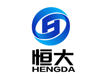 余亮亮的恒大健康品牌圓形logologo設計