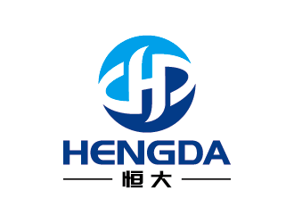 王濤的恒大健康品牌圓形logologo設計