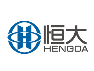 趙鵬的恒大健康品牌圓形logologo設計