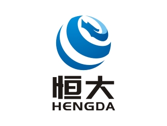 曾翼的恒大健康品牌圓形logologo設計