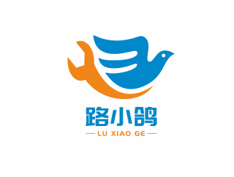 黃俊的路小鴿 Lu Xiao Gelogo設(shè)計