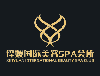 鄭錦尚的鋅媛國際美容SPA會所logo設計