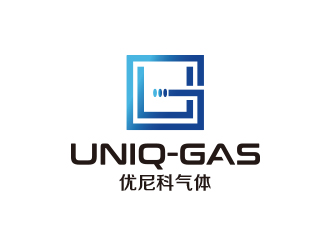 高明奇的UNIQ-GAS/廣東優(yōu)尼科氣體技術有限公司logo設計