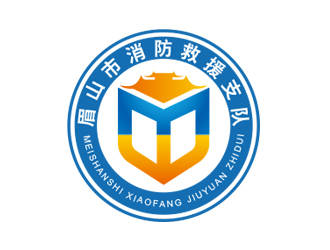 黃安悅的眉山市消防救援支隊logo設(shè)計