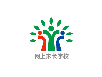 李賀的網上家長學校logo設計