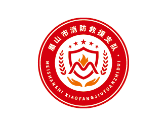 王濤的眉山市消防救援支隊logo設(shè)計