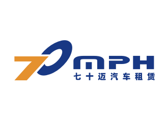 姜彥海的河南七十邁汽車租賃服務有限公司標志logo設計