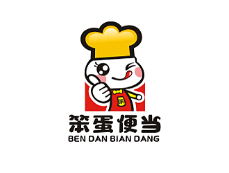 勞志飛的笨蛋便當(dāng)logo設(shè)計