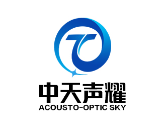 余亮亮的中天聲耀（英文名：Acousto-Optic Sky）logo設(shè)計(jì)