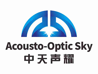 鄧建平的中天聲耀（英文名：Acousto-Optic Sky）logo設(shè)計(jì)